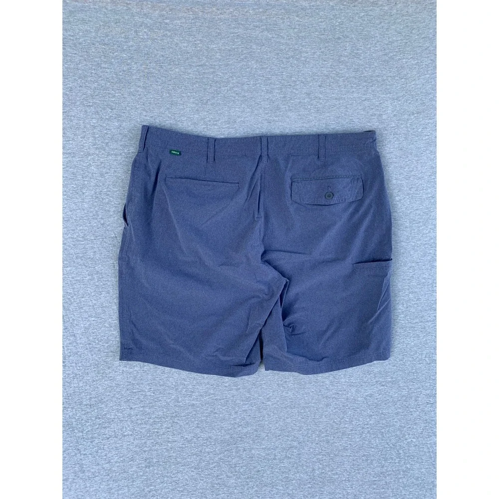 Orvis Mens Tech Performance Stretch Shorts Blue Size 40 Hiking Fishing